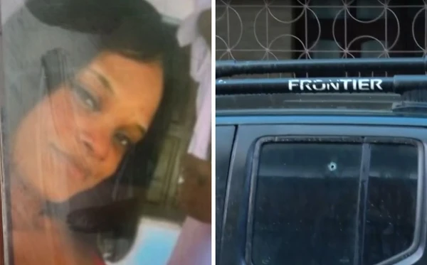 De um lado, Tauane, a jovem grávida morta em Camaçari, do outro, a marca do tiroteio que deixou um gestante em estado grave em Salvador