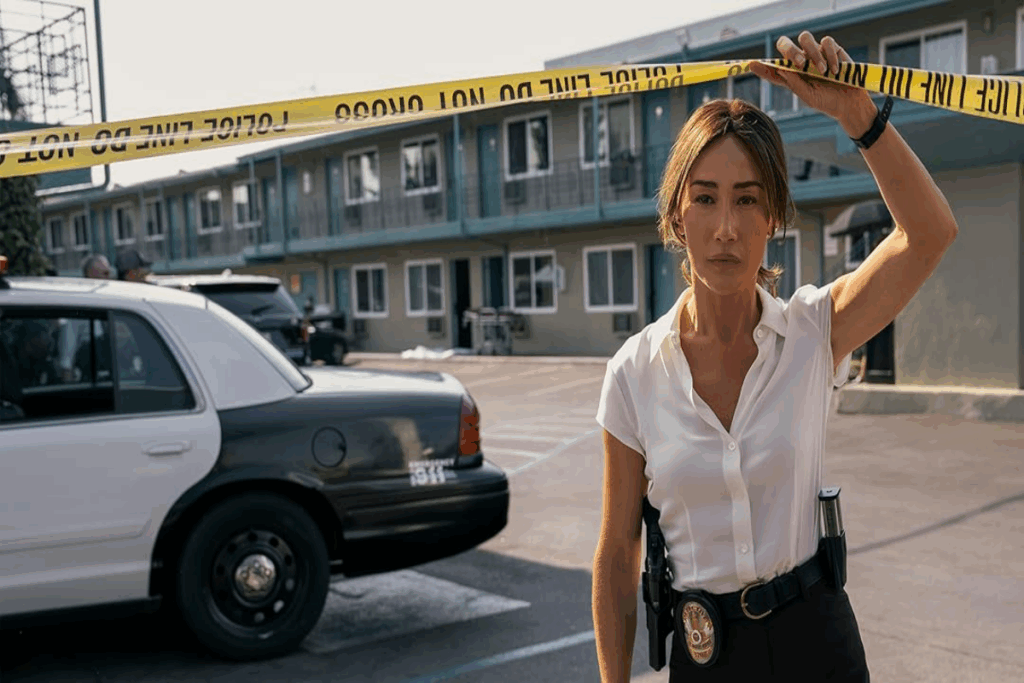 Em &#8220;Ballard&#8221;, Renée corre contra o tempo para resolver casos arquivados e conseguir prender um assassino em série (Imagem: Reprodução digital | Prime Video)