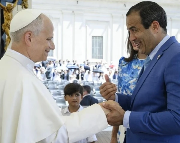 O prefeito revelou que convidou o papa Leão XIV para conhecer Salvador por Betto Jr./ Secom PMS