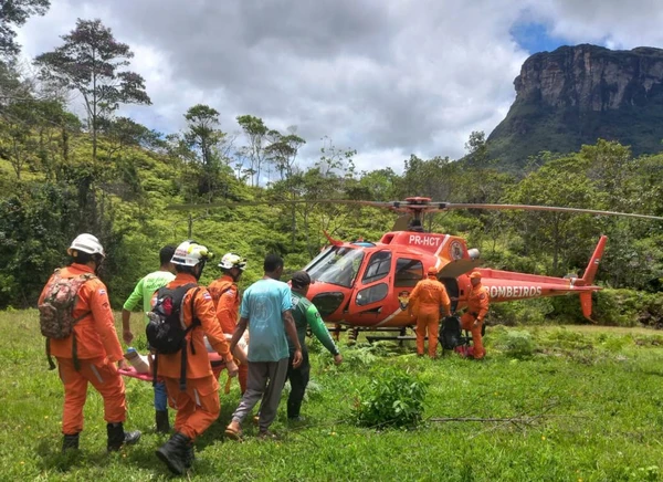 Turista do Reino Unido é resgatado no Vale do Pati