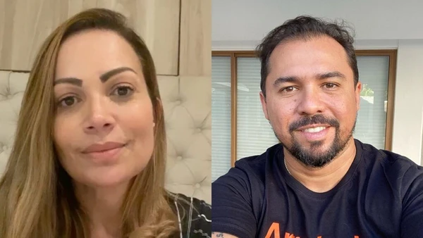 Xand Avião e Solange Almeida  por Reprodução/Redes Sociais 
