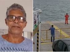 Imagem - Passageiro se desequilibra ao fazer selfie e cai de ferry-boat na Baía de Todos-os-Santos
