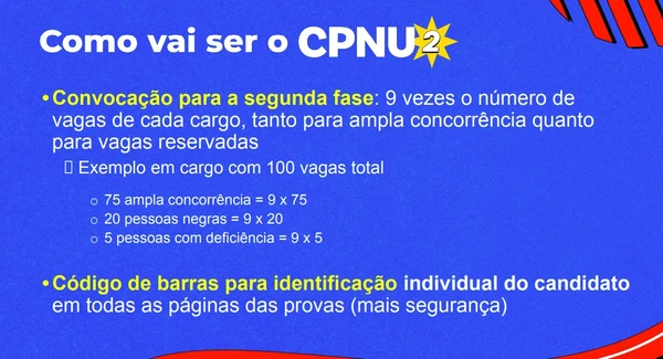 Detalhes sobre o CNU por Divulgação 