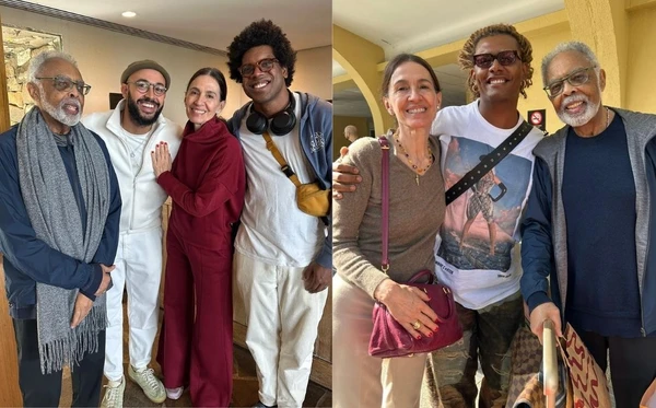 Gilberto Gil celebrou Junho de encontros, música e afeto nos bastidores da turnê Tempo Rei.