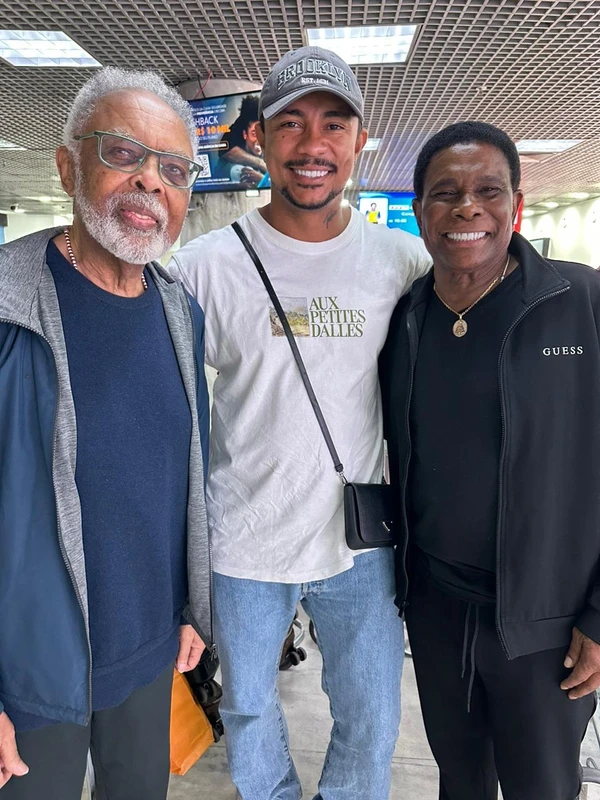 Gilberto Gil, Xamã e Neguinho da Beija Flor por Reprodução/Instagram