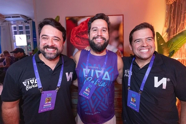 Romualdo Neto, Daniel Braga e Matheus Zanello, criadores do Viva Bahia 
