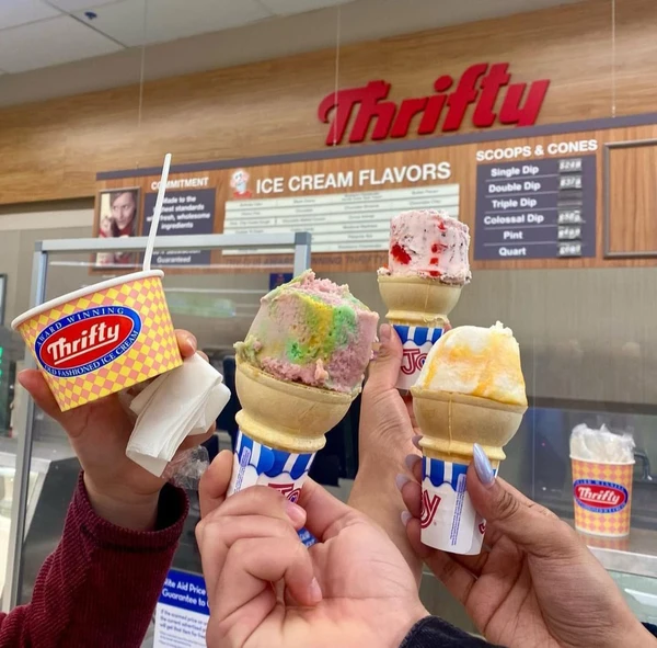 Sorvete da Thrifty Ice Cream por Reprodução/Redes Sociais