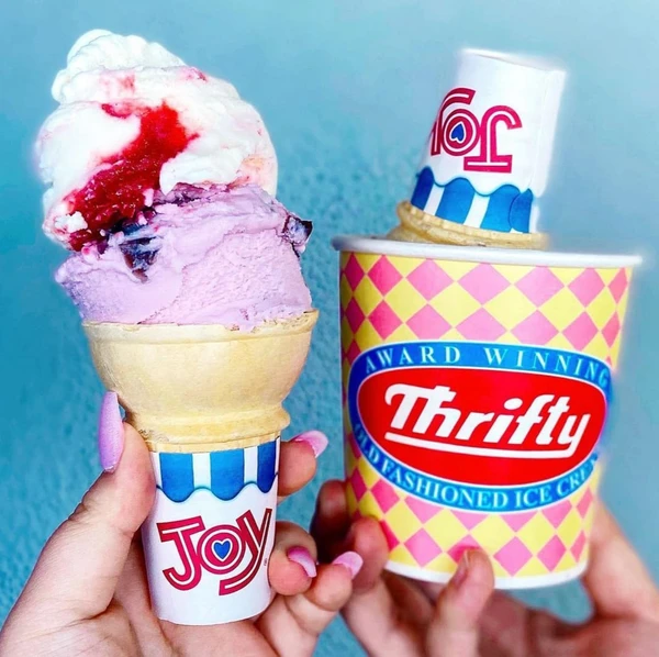 Sorvete da Thrifty Ice Cream por Reprodução/Redes Sociais