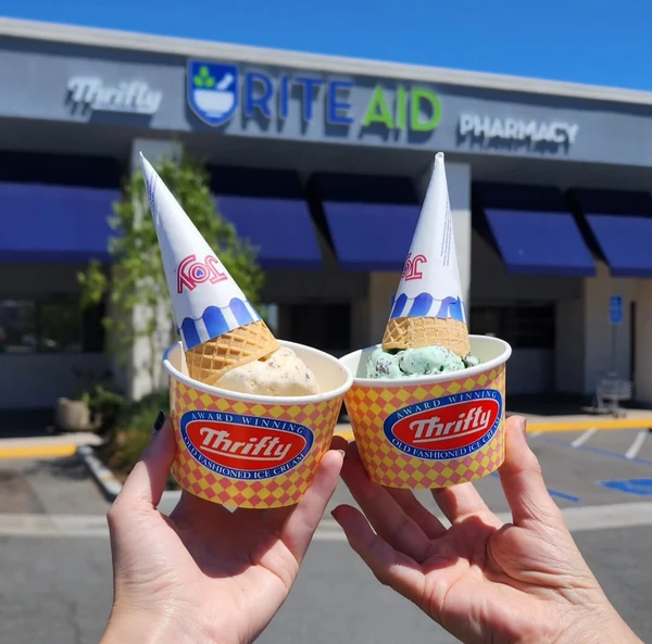 Sorvete da Thrifty Ice Cream por Reprodução/Redes Sociais