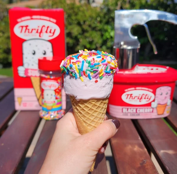 Sorvete da Thrifty Ice Cream por Reprodução/Redes Sociais
