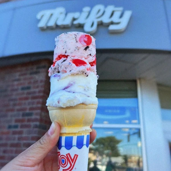 Sorvete da Thrifty Ice Cream por Reprodução/Redes Sociais
