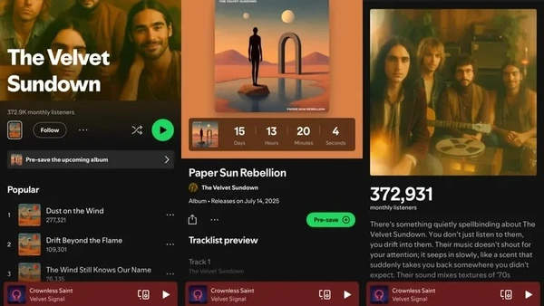 Sucesso artificial: grupo já soma quase 500 mil ouvintes no Spotify  por Reprodução 