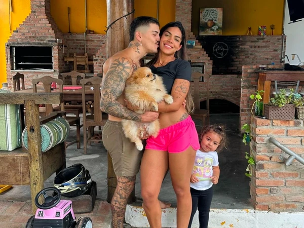 Biel, Tays Reis e a Pietra por Reprodução/Redes Sociais 
