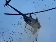 Imagem - Helicóptero lança R$ 27 mil nos EUA para atender último desejo de milionário