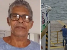 Imagem - Corpo de idoso que caiu do ferry-boat enquanto fazia selfie é sepultado