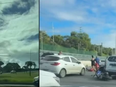 Imagem - Vítima de acidente grave é resgatada de helicóptero na avenida Paralela
