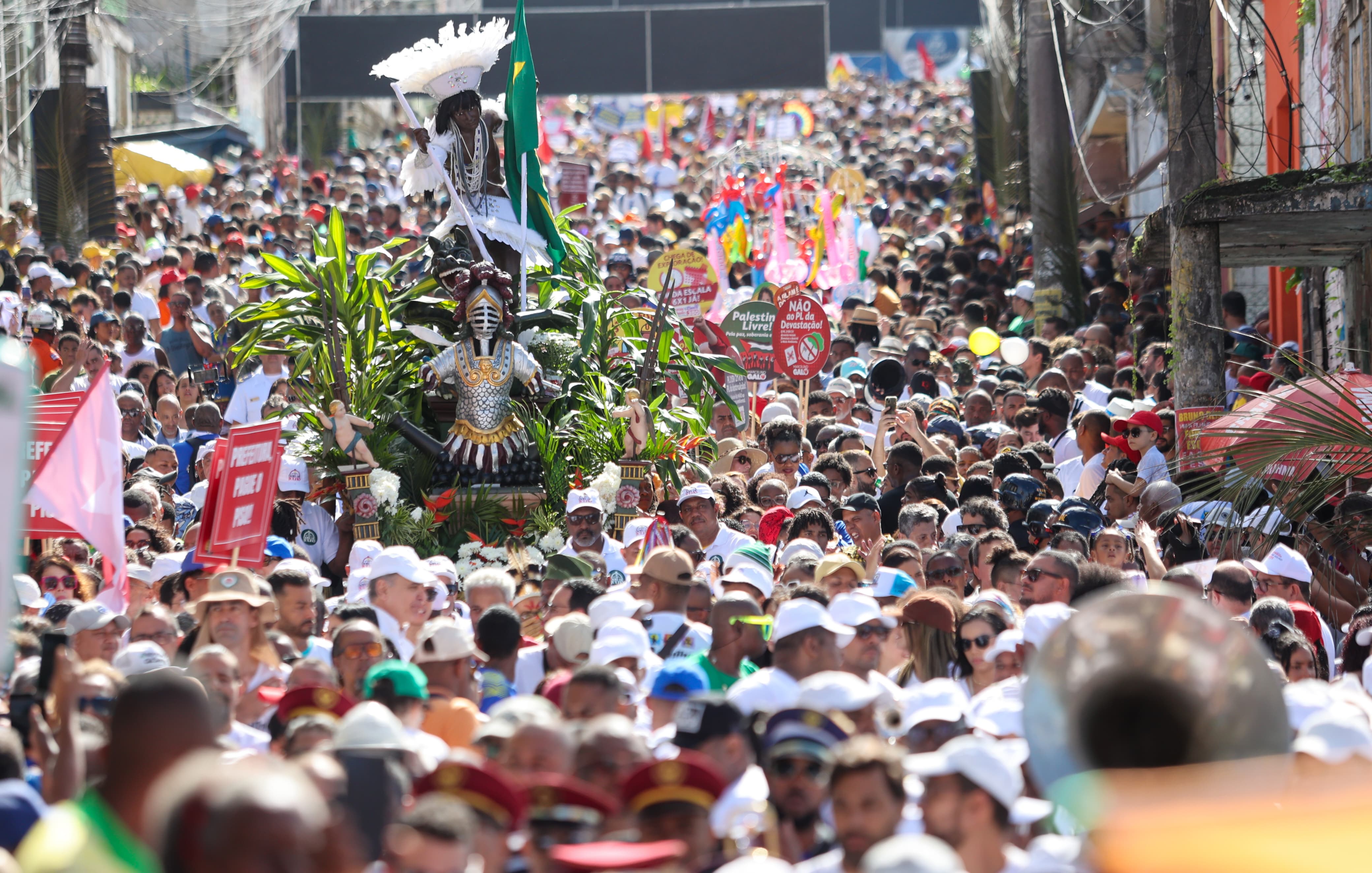 Celebrações de 2 de Julho por Marina Silva/CORREIO
