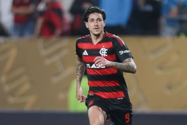 Pedro em ação pelo Flamengo