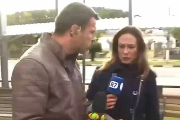 Repórteres da Band e Record discutem ao vivo durante cobertura e vira caso de polícia