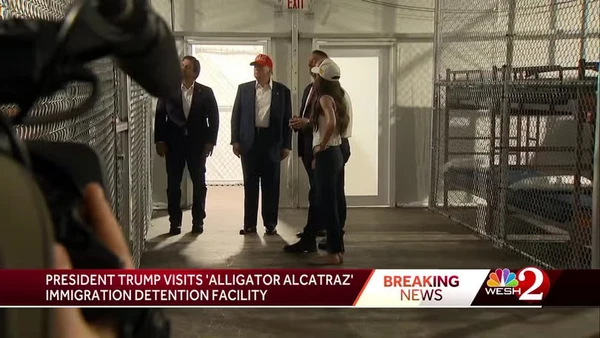 Trump visitou local
