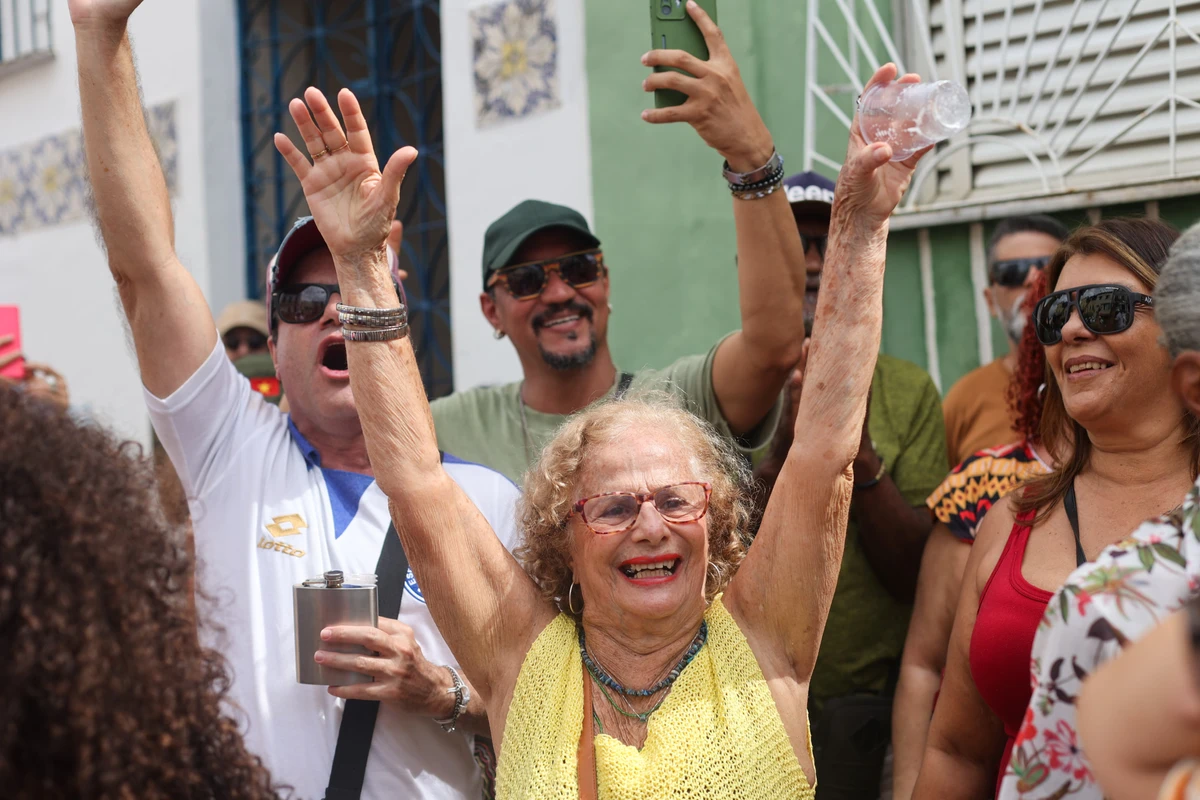 Vibração com a chegada dos caboclos