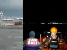 Imagem - Balsa afunda na Indonésia com 65 pessoas a bordo; pelo menos quatro morreram
