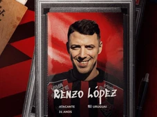 Imagem - Vitória anuncia a contratação do centroavante uruguaio Renzo López