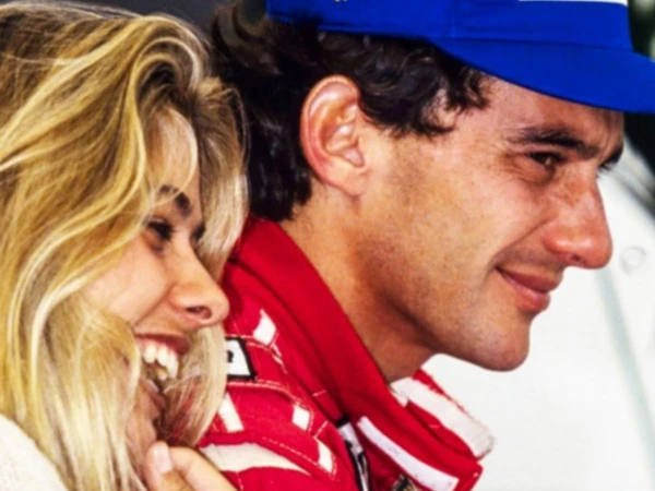 Adriane Galisteu e Ayrton Senna por Reprodução