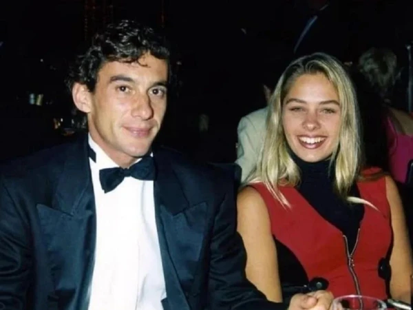 Ayrton Senna e Adriane Galisteu por Reprodução