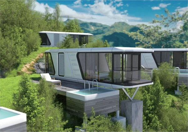 Casa cápsula por Divulgação