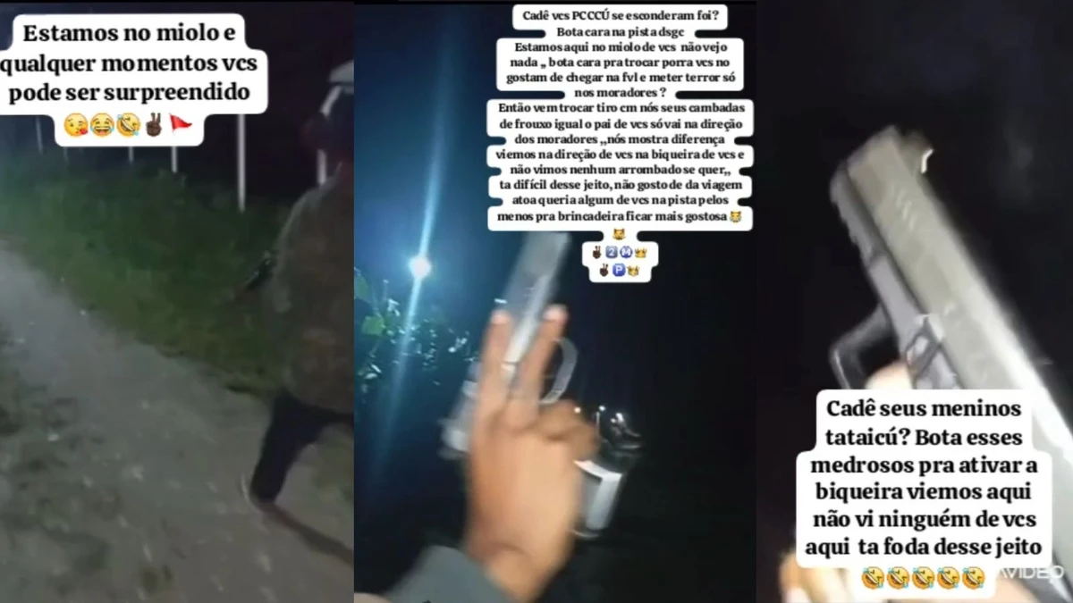 CV caça rivais e quase mata inocentes em Dias d'Ávila
