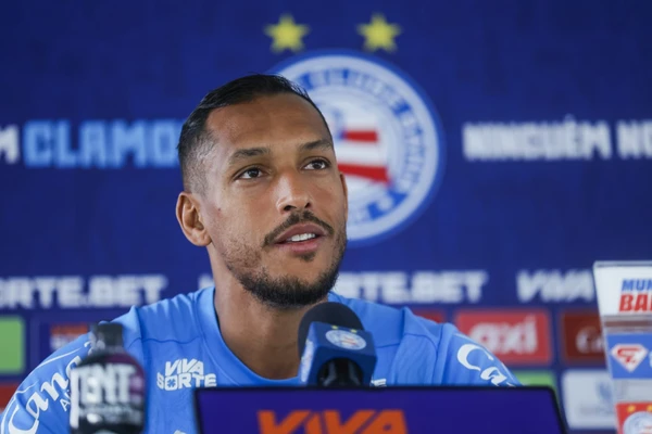 David Duarte celebrou a boa fase com a camisa do Bahia em 2025
