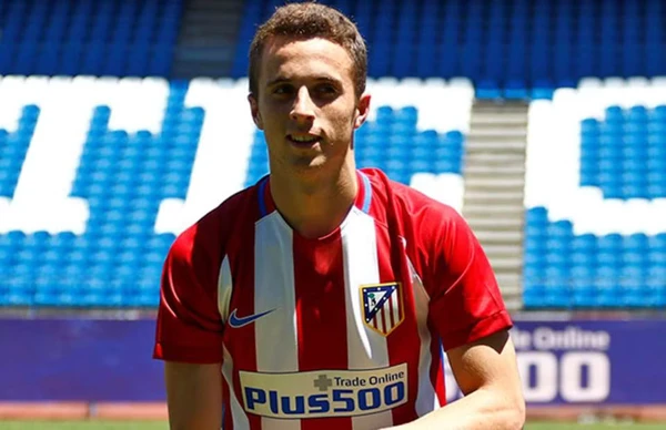 Diogo Jota jogou pelo Atletico de Madrid por Reprodução
