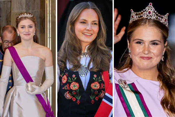 Elisabeth, Ingrid Alexandra e Catarina Amália são princesas europeus