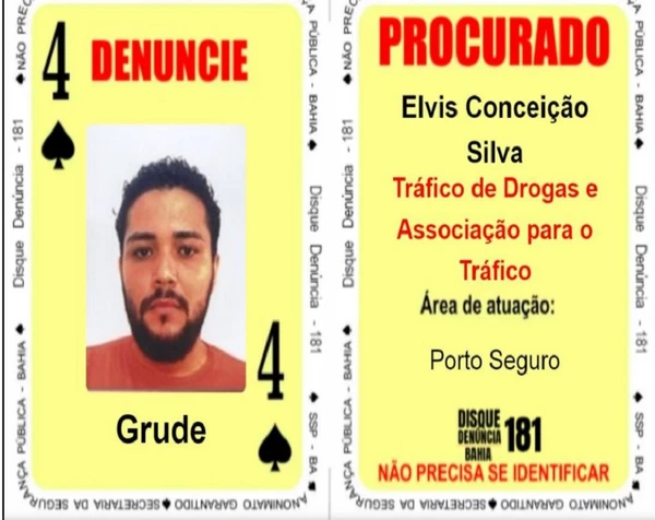 Elvis Conceição Silva é apontado  envolvimento em homicídios, tráfico de drogas, furtos e roubos, 