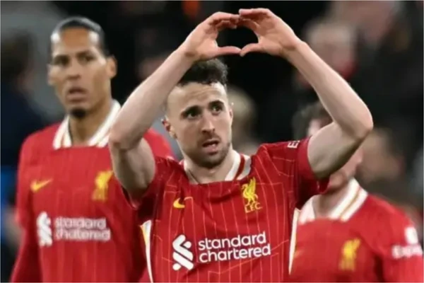 Jota vestiu a camisa do Liverpool em 182 partidas por Reprodução