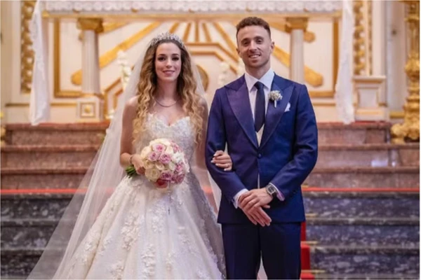 Rute Cardoso e Diogo Jota