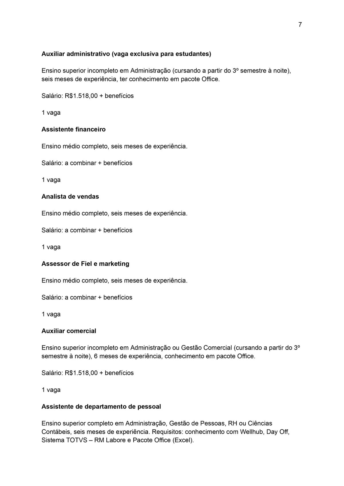 Veja vagas do SIMM para esta sexta-feira (4) por Reprodução