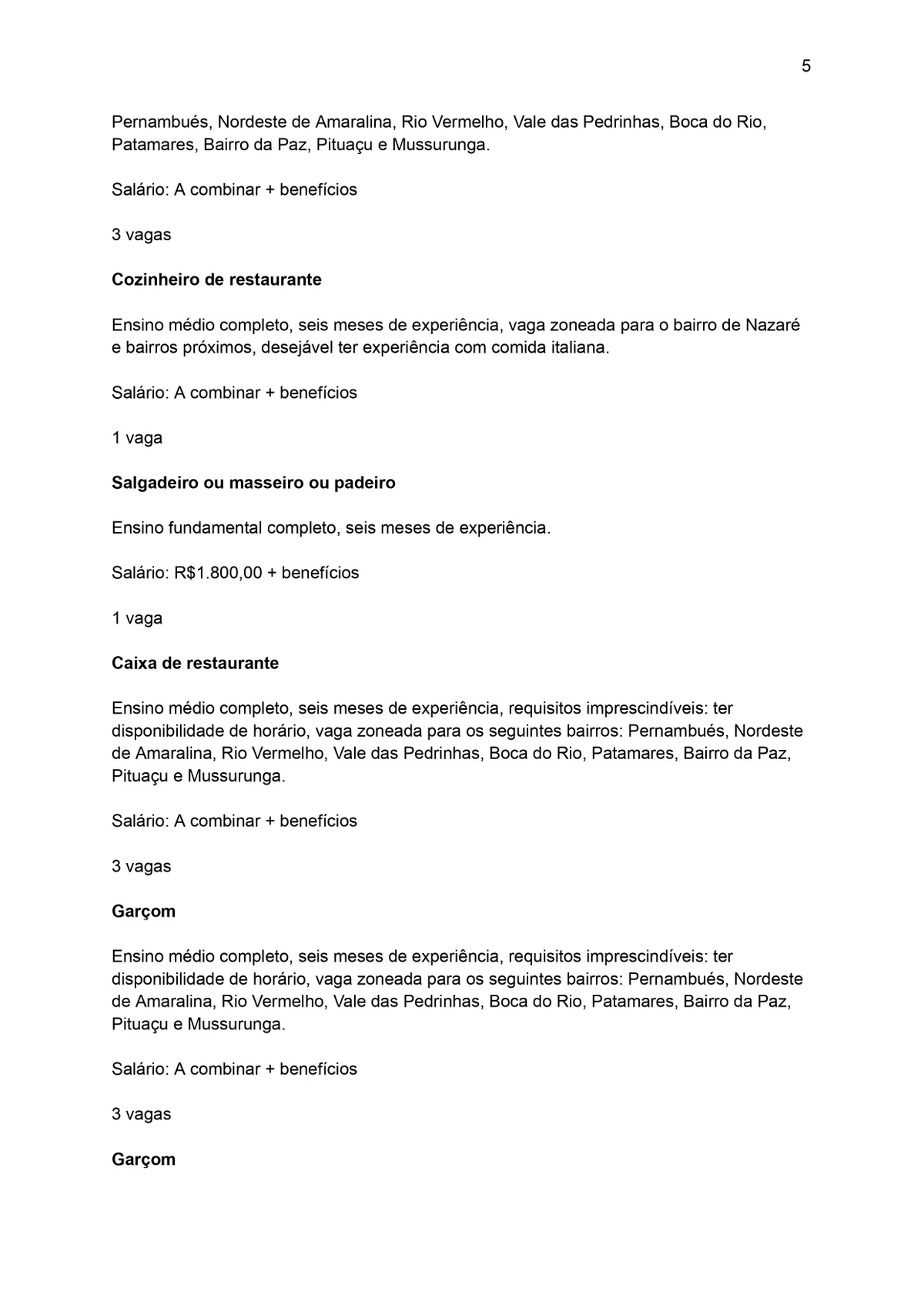 Veja vagas do SIMM para esta sexta-feira (4) por Reprodução