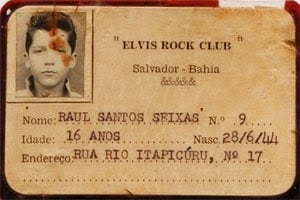 Carteirinha de Raul Seixas no fã clube e que ele fundou, em Salvador