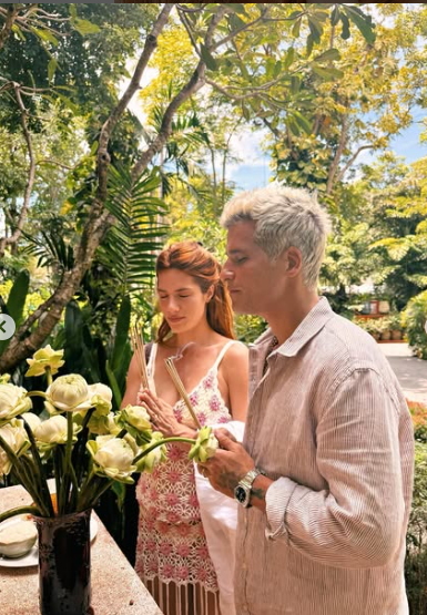 Giovanna Ewbank e Bruno Gagliasso em resort de The White Lotus por Reprodução / Instagram