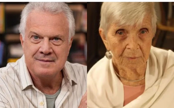 Pedro Bial e sua mãe, Susanne Bial