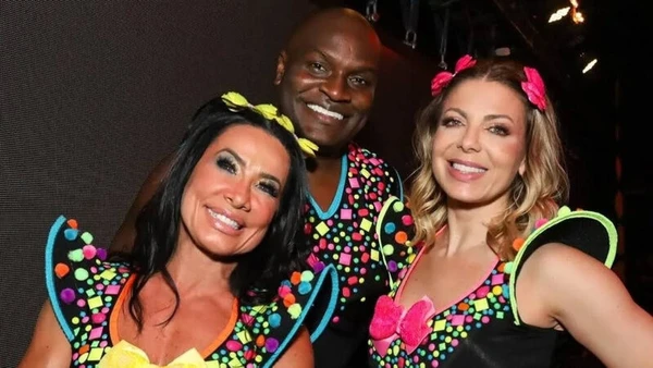 Scheila Carvalho, Jacaré e Sheila Mello por Reprodução