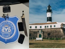 Imagem - Homem é preso por perseguir e ameaçar ex-companheira com peixeira no Farol da Barra