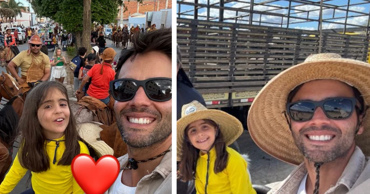 Imagem - Montada a cavalo, filha de Ivete Sangalo participa da Festa do Vaqueiro no interior da Bahia