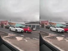 Imagem - Carro entra na contramão em acesso à Estrada do Coco e  assusta motoristas