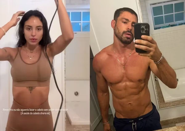  Cauã Reymond vive romance com modelo Luana Mandarino