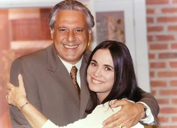 Antonio Fagundes e Regina Duarte na novela 'Por Amor' por Reprodução/TV Globo