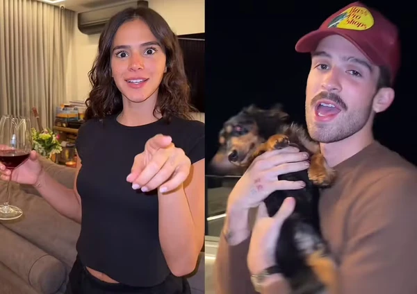 Bruna e João gravam juntos após término e reacendem rumores