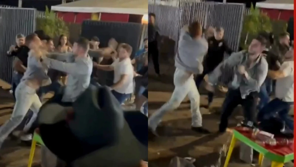 Confusão em show de Hugo e Guilherme termina em agressão e denúncia contra vereador e dentista Rodrigo Rosa (União Brasil) por Reprodução
